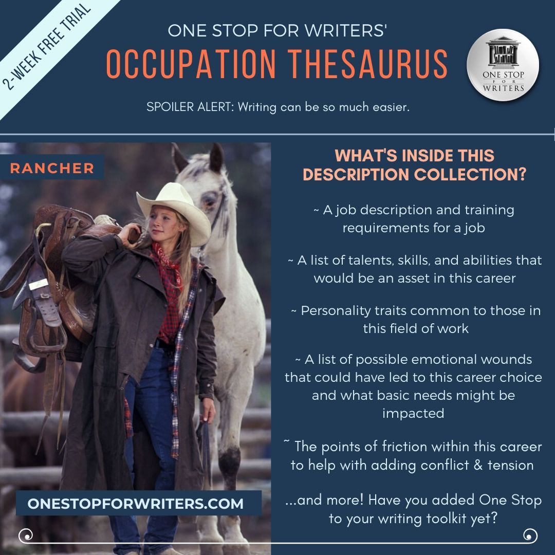 List of Contributed Occupations - WRITERS HELPING WRITERS®